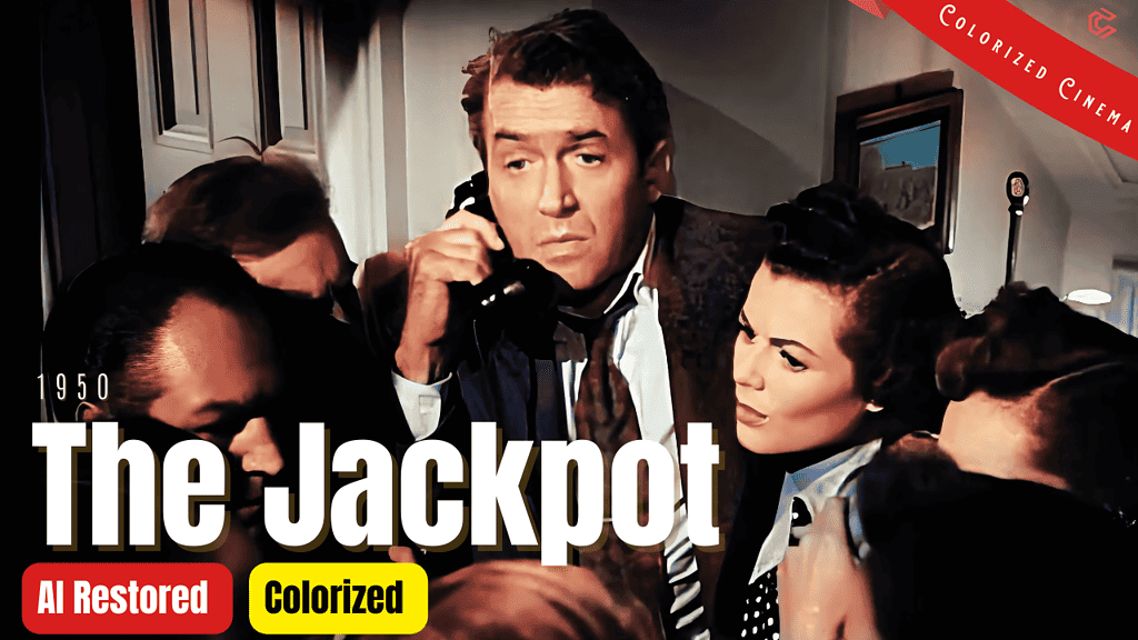 The Jackpot 1950 - Colorized Full Movie | James Stewart, Barbara Hale | Comedy | Subtitles