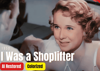 I Was a Shoplifter 1950 - Colorized Full Movie | Scott Brady, Mona Freeman | film noir crime
