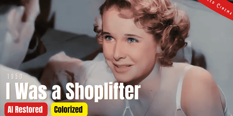 I Was a Shoplifter 1950 - Colorized Full Movie | Scott Brady, Mona Freeman | film noir crime